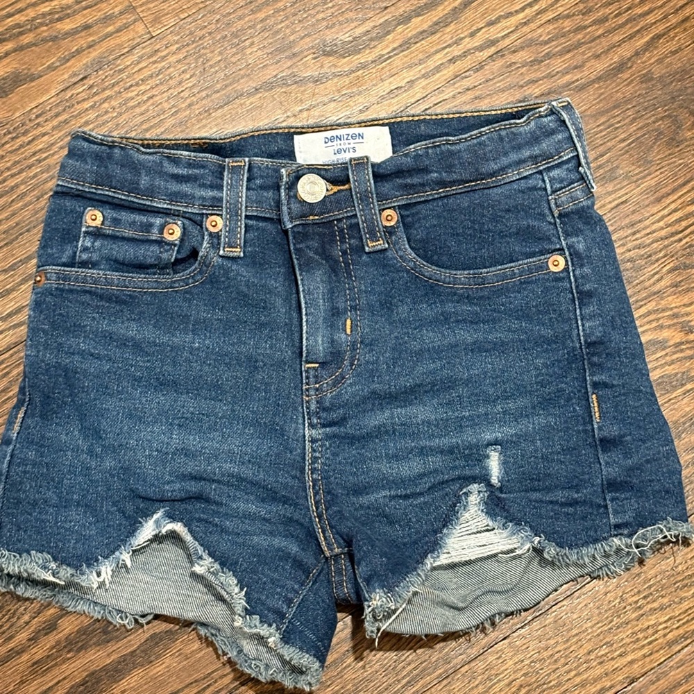 Levi's Girl’s Denim Shorts - Blue